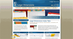 Desktop Screenshot of legaldimensions.com